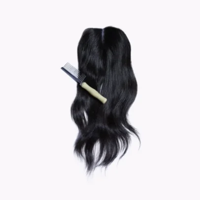 Hair Topper clip-in hairpiece for natural volume